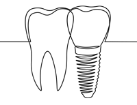 Dental Implant Icon