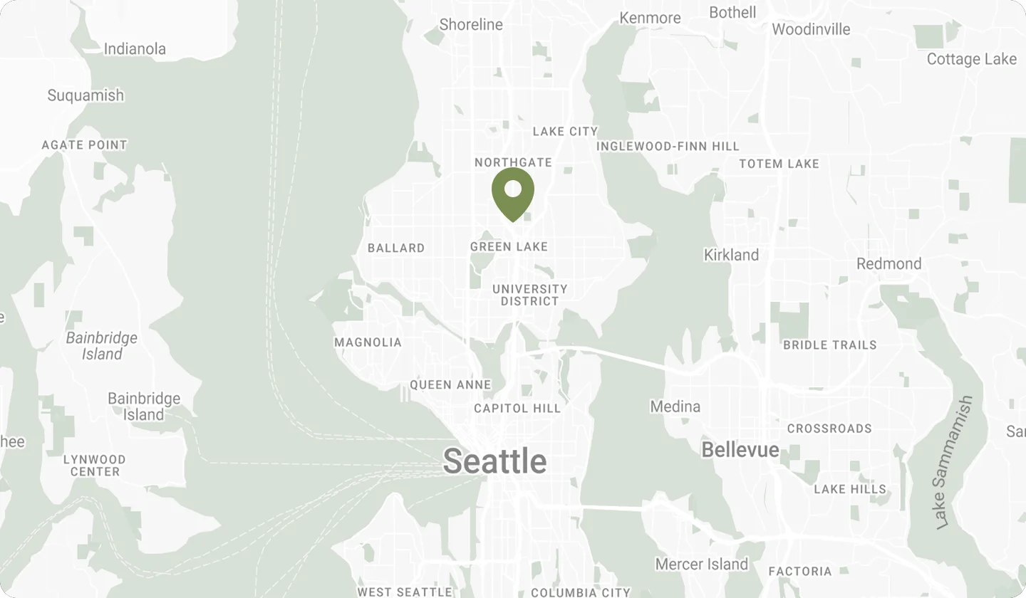 Green Lake Cosmetic Dentistry Location Map